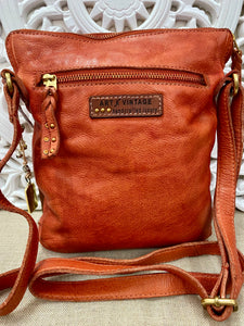 Wallis Crossbody Bag - Rust