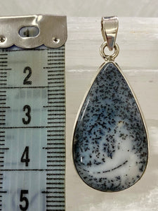 Dendritic Opal Sterling Silver Pendant