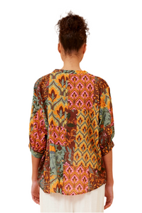 Belinda Shirt - Patchwork Print