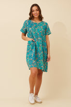 Load image into Gallery viewer, Jade Printed Shift Dress