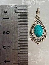 Load image into Gallery viewer, Turquoise Sterling Silver Pendant