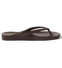 Load image into Gallery viewer, Archies Support Thongs - Chocolate Brown