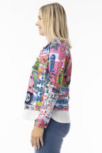 Load image into Gallery viewer, Printed Cotton Ponte Jacket - Scooter