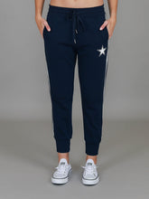 Load image into Gallery viewer, Gerry | Women's Superstar Stripe Tapered Sweatpants – French Terry - Ink