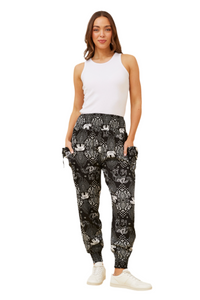 Elephant Print Harem Pants