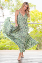 Load image into Gallery viewer, Bohemian Gypsy Dress Asha styled with sandals
