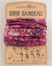 Load image into Gallery viewer, Boho Bandeau - Mauve Tossed India Vin