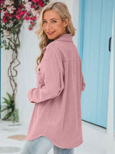 Load image into Gallery viewer, Corduroy Overshirt - Pink