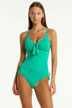 Load image into Gallery viewer, Evergreen Essentials Edit Tie Front DD/E Tankini