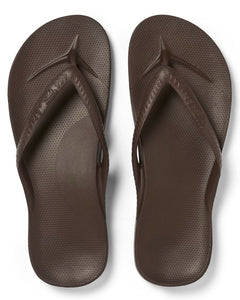 Archies Support Thongs - Chocolate Brown