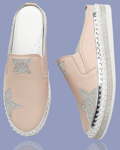 Lav-Ish Slides with Star - Blush