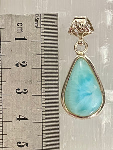 Larimar Sterling Silver Pendant