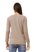 Load image into Gallery viewer, Embellished Knit Jumper - Taupe