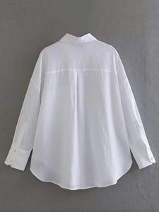 Cotton Casual Shirt - White