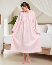 Load image into Gallery viewer, Long Sleeve Nightie - Pink Gingham