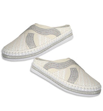 Load image into Gallery viewer, Lola Woven Slides - White