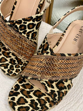 Load image into Gallery viewer, Kylie Wedge Sandals - Leopard