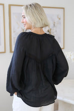 Load image into Gallery viewer, Lily Grace Top - Black