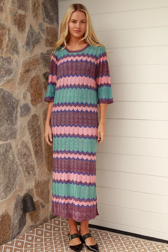Striped Knit Dress