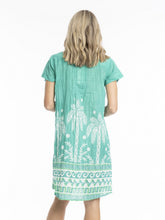 Load image into Gallery viewer, Nicola Cap Sleeve Dress - Azure Drift Jade
