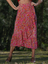 Load image into Gallery viewer, Yarrow Frill Wrap Skirt