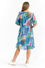 Load image into Gallery viewer, Charli Tassel Tie Dress - Coral Reef