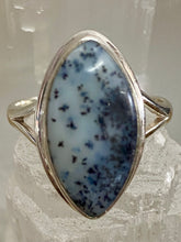 Load image into Gallery viewer, Dendritic Agate Marquise Sterling Silver Ring