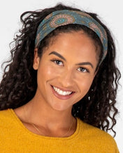 Load image into Gallery viewer, Boho Bandeau - Navy Vines