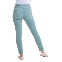 Load image into Gallery viewer, Italian Stretch Sequenced Pants - Lago