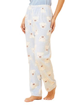 Load image into Gallery viewer, Plush Pyjama Pants - Light Blue Teddy