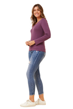 Load image into Gallery viewer, Basic Top - Aubergine