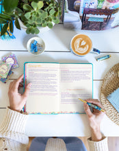 Load image into Gallery viewer, 2026 Diary Planner | Turquoise Twist | Year to Ignite Your Light