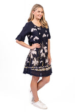 Load image into Gallery viewer, Hannah Boho Tunic - SeaSide Navy