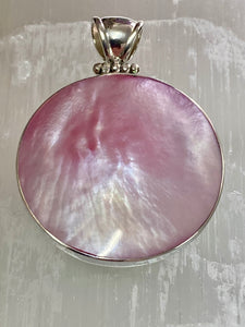 Two Sided Oceania Sterling Silver Pendant