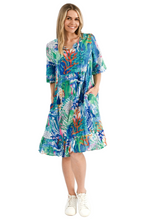 Load image into Gallery viewer, Charli Tassel Tie Dress - Coral Reef