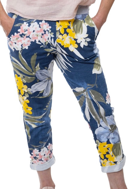 Fleur Italian Pants Denim