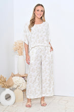 Load image into Gallery viewer, Wide Leg Pant - Beige Print