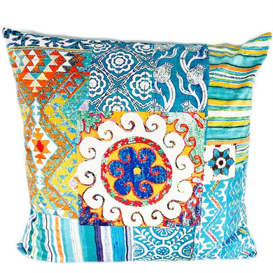 Water Resistant Canvas Cushion - Bukhara