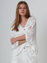 Load image into Gallery viewer, Embroidered Lace Cardigan