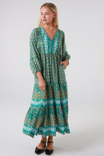 Load image into Gallery viewer, Greta Green Midi Dress