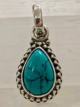 Load image into Gallery viewer, Turquoise Sterling Silver Pendant