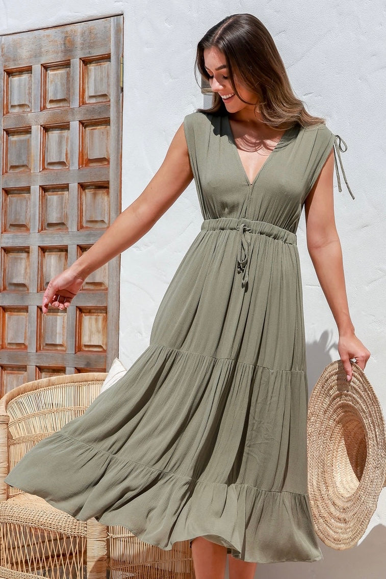 Bridgette Dress - Sage