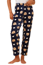 Load image into Gallery viewer, Plush Pyjama Pants - Navy Bear