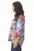 Load image into Gallery viewer, Frill Neckline Top - Ikebana