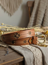 Load image into Gallery viewer, Nindil Leather Belt - Oak