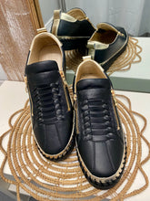 Load image into Gallery viewer, Heritage Zip Sneaker - Black/Gold