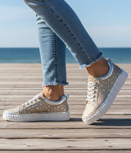 Load image into Gallery viewer, Glittery Twinkle Sneakers - Gold