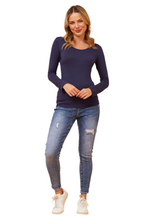 Load image into Gallery viewer, Basic Top - Navy
