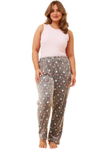 Load image into Gallery viewer, Plush Pyjama Pants - Charcoal Star