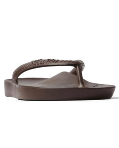 Archies Support Thongs - Chocolate Brown